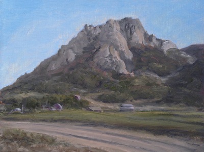 Hollister Peak, San Luis Obispo, CA painting.